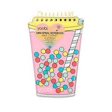 Yoobi Mini Notebooks, Small Notebook Set, Cute, Fun Notepads for Kids and Adults, Lined Notepad for ...