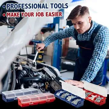 Hushee 4 Pcs Screw Organizers & Storage Bins