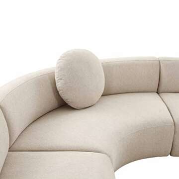 Tov Furniture Broohah Beige Micro-Herringbone Sectional