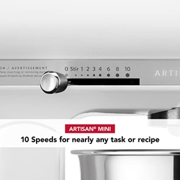 KitchenAid Artisan Mini 3.5QT Stand Mixer White KSM3316X