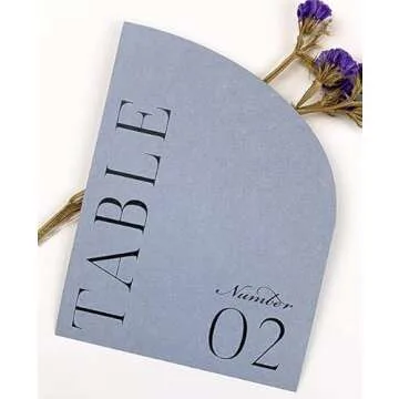 Wedding White Arch Shaped Card – 25 Pack, 5x7 Premium Quality