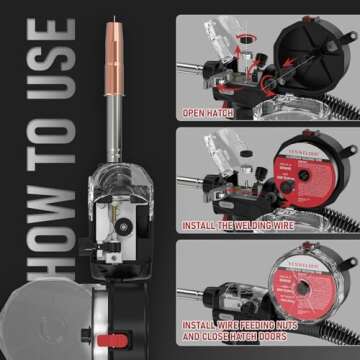 YESWELDER 150A Spool Gun with 10 FT Cable