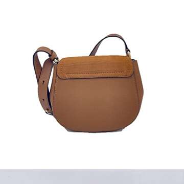 Marc Jacobs Leather Croc-Embossed Saddle Bag for Women