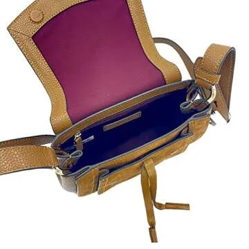 Marc Jacobs Leather Croc-Embossed Saddle Bag for Women