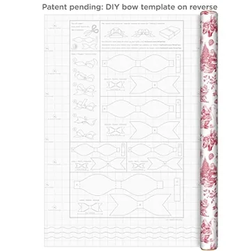 Elegant Hallmark Holiday Wrapping Paper Set with DIY Bows