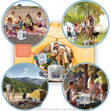 WaterStorageCube Collapsible Container for Camping Emergencies