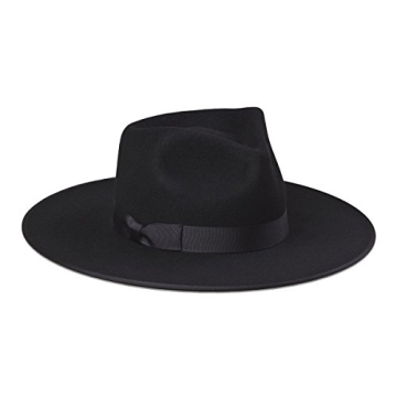 Noir Rancher Wool Felt Fedora - Perfect Summer Accessory