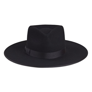 Noir Rancher Wool Felt Fedora - Perfect Summer Accessory