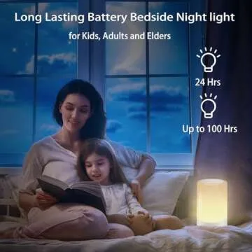 G Keni Nursery Night Light - Portable Touch LED Lamp