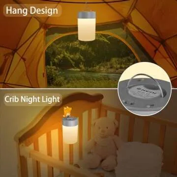 G Keni Nursery Night Light - Portable Touch LED Lamp