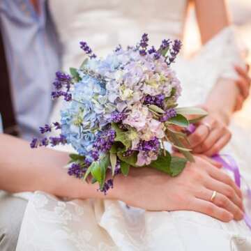 uxcell 30Pcs Hydrangea Artificial Flowers, Fake Hydrangea Flowers Artificial Silk Flowers Heads with Faux Stems for Home Decor Office Wedding Bouquet Hotel Centerpiece Party, Black