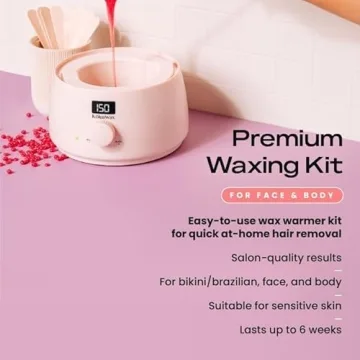 KoluaWax Premium Waxing Kit for Effortless Hair Removal
