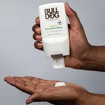 Bulldog Men's Skincare and Grooming Original Aftershave Balm, 3.3 Fl. Oz.