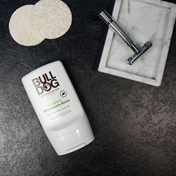 Bulldog Men's Skincare and Grooming Original Aftershave Balm, 3.3 Fl. Oz.