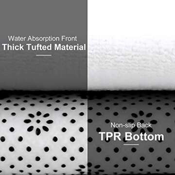 KiuLoam Vintage Shabby Chic Pink Rose Floral Non-Slip Round Area Rugs Kitchen Floor Mat Soft Floor Carpet for Chair Living Room Bedroom, 2-Ft Diameter