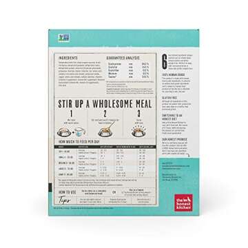 The Honest Kitchen Dehydrated Limited Ingredient Dog Food – Complete Meal or Dog Food Topper – Fish 10 lb (makes 40 lbs)