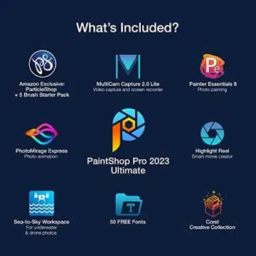 Corel PaintShop Pro 2023 Ultimate | Powerful Photo Editing & Graphic Design Software + Creative Suit...