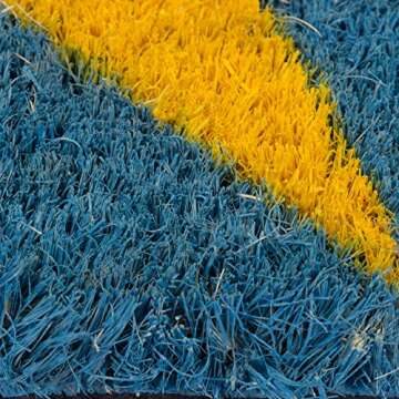 DII Natural Coir Doormat Hello Sunshine Blue 17x29