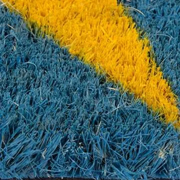 DII Natural Coir Doormat Hello Sunshine Blue 17x29