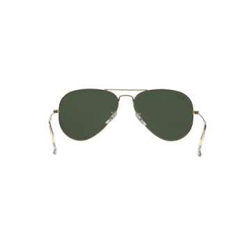 Ray-Ban RB3025 Metal Aviator Sunglasses + Vision Group Accessories Bundle (Arista/Crystal Green, 55),unisex-adult