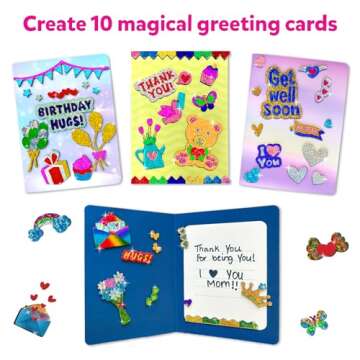 Skillmatics Art & Craft Activity - Foil Fun Card Making Set, No Mess Art for Kids, Craft Kits & Supp...