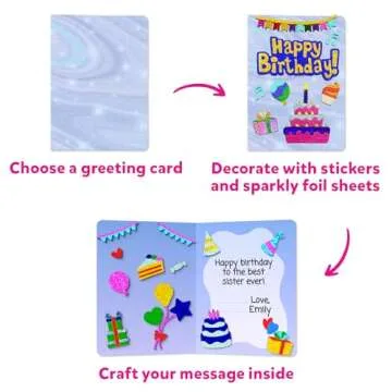 Skillmatics Foil Fun Card Making Set for Kids