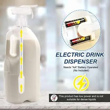 2 Pack Electric Drink Dispenser for Easy Beverage Access and Great Convenience