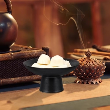 Ceramic Fruit Bowl Decorative Pedestal Bowl Footed Bowl Centerpiece Bowl Fruit Dish Dessert Display Stand Fruit Bowl for Kitchen Counter 5.04 x 5.04 x 2.44 in