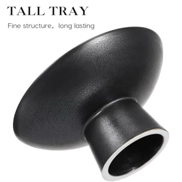 Ceramic Fruit Bowl Decorative Pedestal Bowl Footed Bowl Centerpiece Bowl Fruit Dish Dessert Display Stand Fruit Bowl for Kitchen Counter 5.04 x 5.04 x 2.44 in