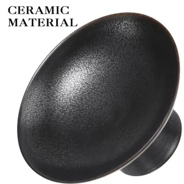 Ceramic Fruit Bowl Decorative Pedestal Bowl Footed Bowl Centerpiece Bowl Fruit Dish Dessert Display Stand Fruit Bowl for Kitchen Counter 5.04 x 5.04 x 2.44 in