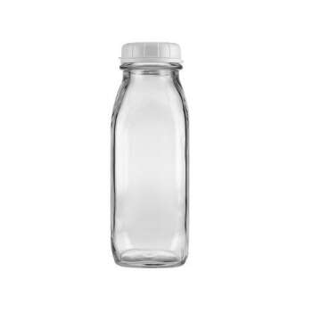 The Dairy Shoppe 1 Pint Glass Water Bottle 17 Oz (2)