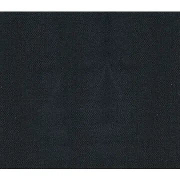 Premium 100% Cotton Canvas Duck Fabric - Solid Black, 10 oz, 54" Wide, By the Yard