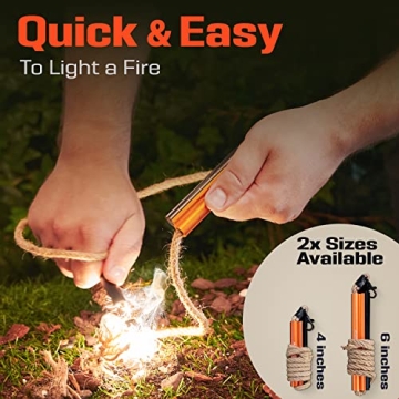 Fire Starter Survival Tool - Ultimate Flint and Steel Kit