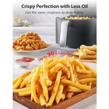 Toshiba 7.7QT Family Air Fryer with Menu-IQ Technology