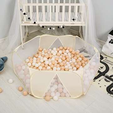 GOGOSO Kids' Ball Pits,Large Pop Up Toddler Play Tent with Zipper Storage Bag for Baby Girls Boys To...