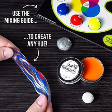 Crazy Aaron’s Thinking Putty Creative Kids Fun Kit - Glow In The Dark
