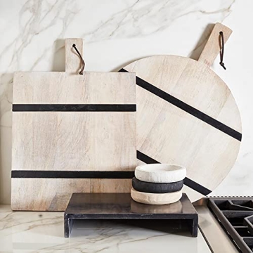 Stylish Marble Waterfall Serving Board for Festive Gatherings