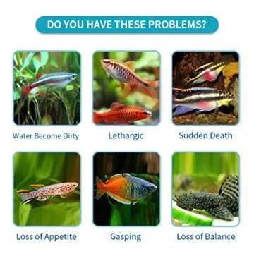 PULACO 6 in 1 Aquarium Test Strips for Healthy Fish Tanks