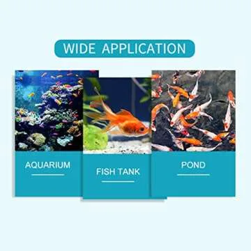 PULACO 6 in 1 Aquarium Test Strips for Healthy Fish Tanks