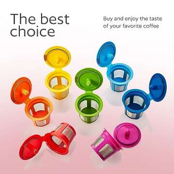 7 Reusable K Cups for Keurig - Eco-Friendly Coffee Filters