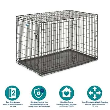 MidWest Homes iCrate: Safe Double Door Dog Crate