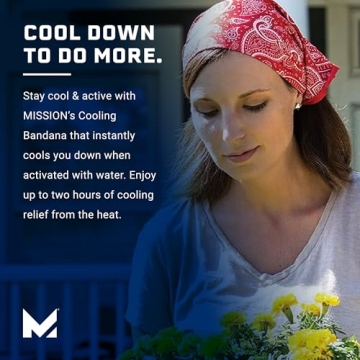 Cooling Bandana with UPF Protection - Lightweight & Versatile