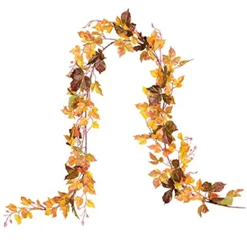 DearHouse Fall Maple Leaf Garland for Home & Events
