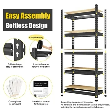 Heavy Duty Adjustable Storage Shelves for Home and Office