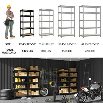 Heavy Duty Adjustable Storage Shelves for Home and Office