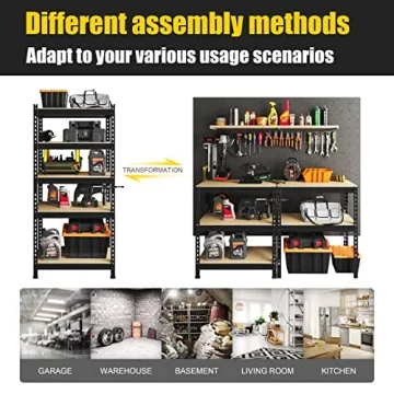 Heavy Duty Adjustable Storage Shelves for Home and Office