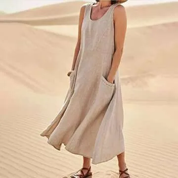 Pretty Garden Bohemian Dresses, Women's Summer Dresses Long for Women Spring Maxi Dresses 2022 Fashi...