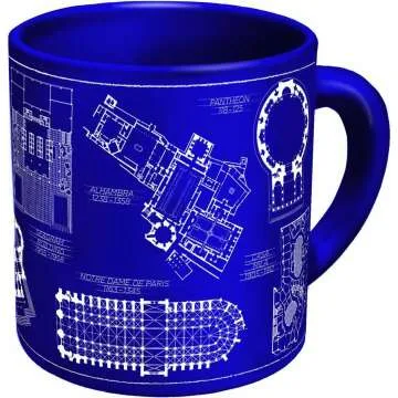 Famous Buildings Coffee Mug - Perfect Gift for Architects
