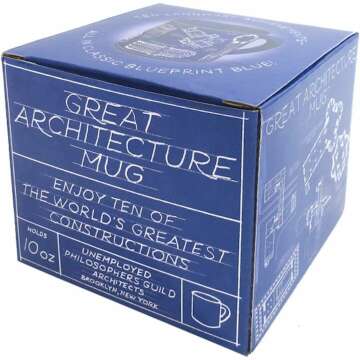 Famous Buildings Coffee Mug - Perfect Gift for Architects
