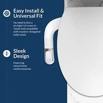 Bio Bidet SlimTwist Non Electric Toilet Bidet Attachment